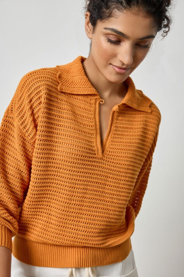 Scalloped Collar Sweater - Image 5