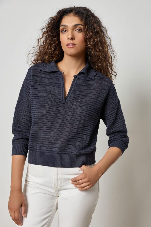 Scalloped Collar Sweater - Image 7