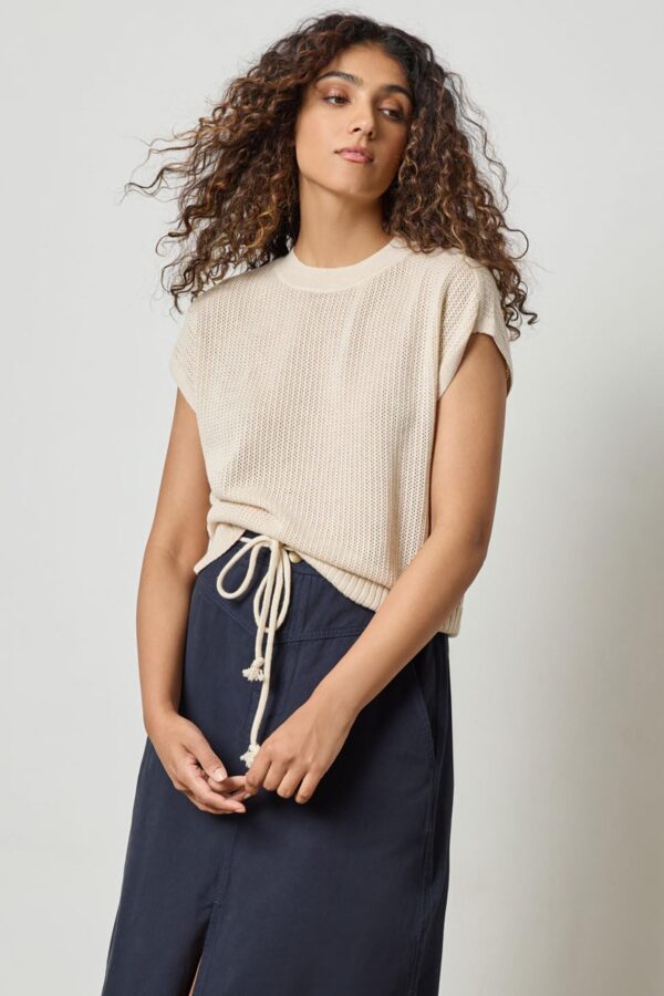 Short Sleeve Crewneck Sweater - Image 7