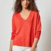 3/4 Sleeve Drop Shoulder Sweater