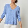 3/4 Sleeve Drop Shoulder Sweater - Image 7