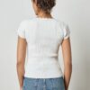 Cap Sleeve Scallop Neck Sweater - Image 4