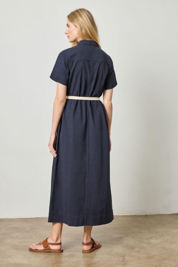 Short Sleeve Maxi Shirt Dress - Image 10