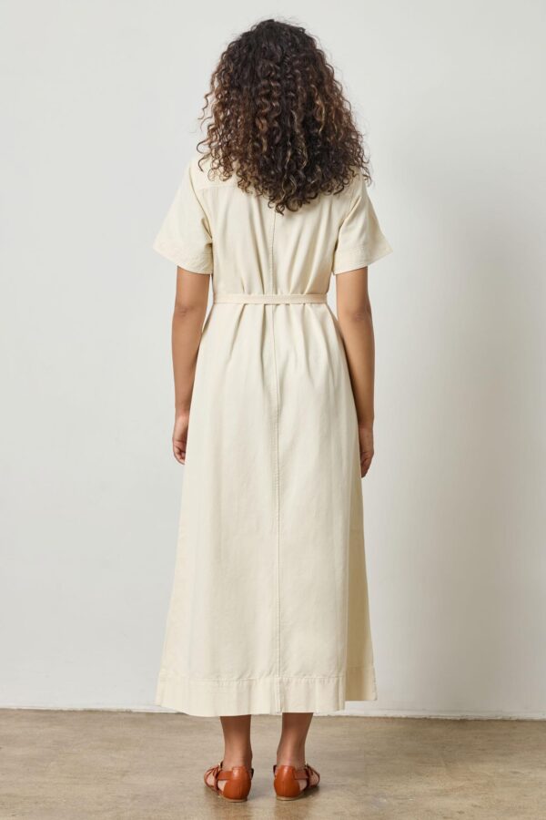Short Sleeve Maxi Shirt Dress - Image 8
