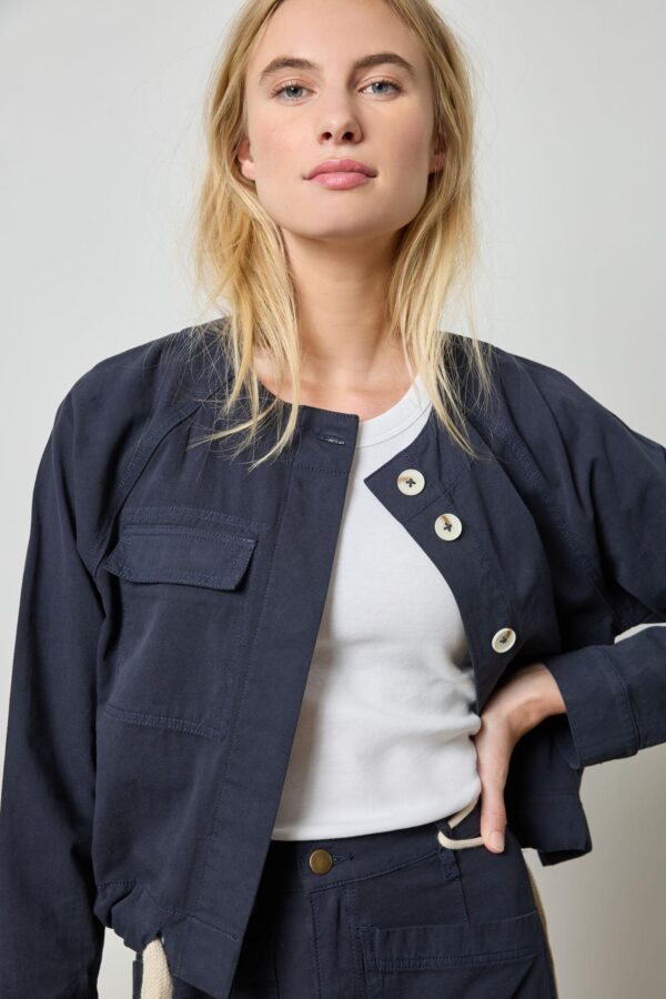 Drawstring Waist Jacket - Image 2