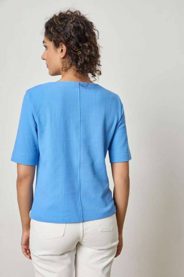 Zippered Elbow Sleeve Crewneck - Image 9