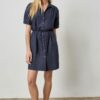 Shirred Sleeve Shirt Dress - Image 3