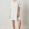 Shirred Sleeve Shirt Dress - Image 8