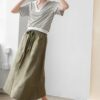 Long Poplin Skirt - Image 12