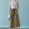 Long Poplin Skirt - Image 11