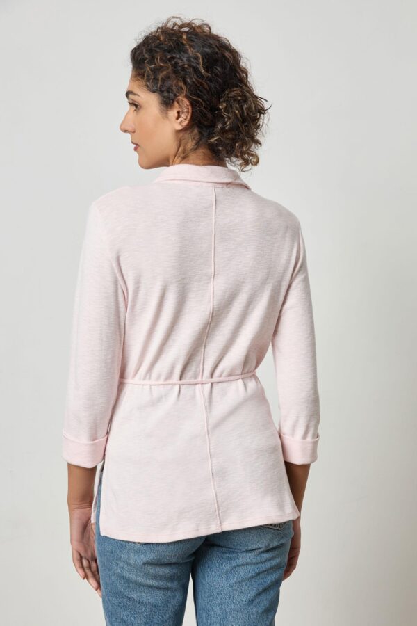 3/4 Sleeve Collared Top - Image 4