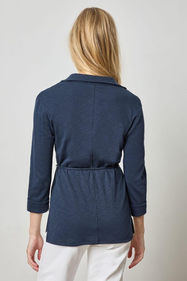 3/4 Sleeve Collared Top - Image 2