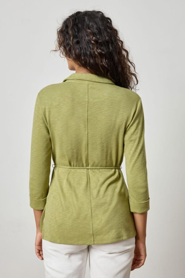 3/4 Sleeve Collared Top - Image 7