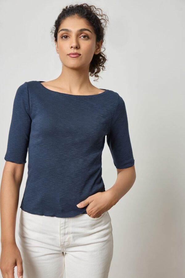 Elbow Sleeve Boatneck - Image 5