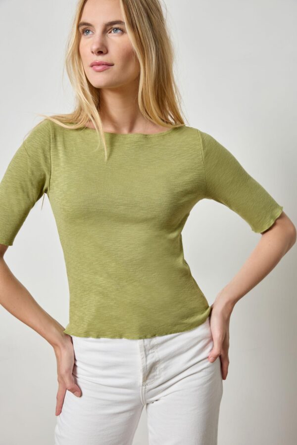 Elbow Sleeve Boatneck - Image 7