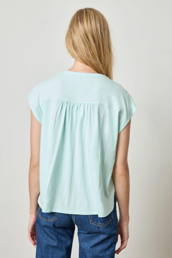 Relaxed Button Down Tee - Image 2