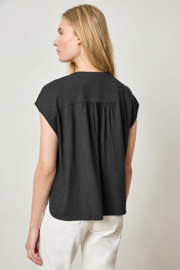Relaxed Button Down Tee - Image 4