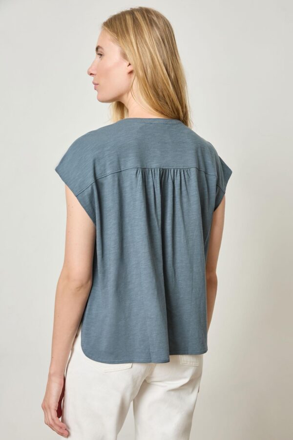 Relaxed Button Down Tee - Image 8