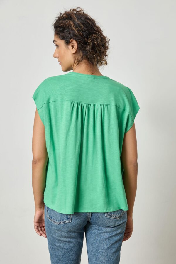 Relaxed Button Down Tee - Image 10