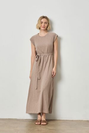 Saddle Sleeve Maxi Dress