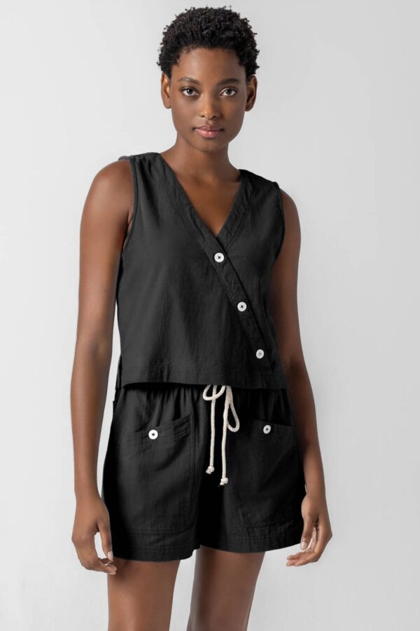Cross Front Sleeveless Top - Image 5