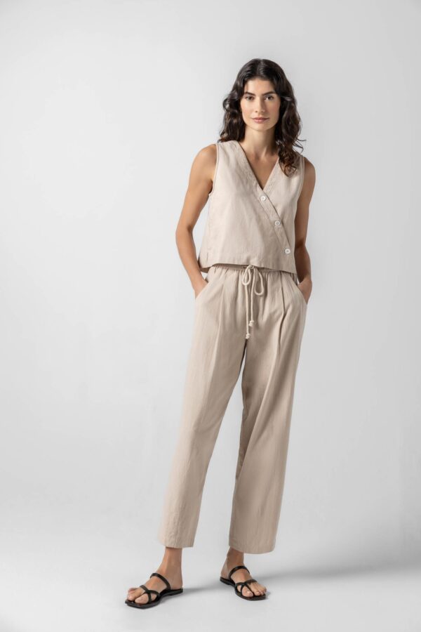 Cross Front Sleeveless Top - Image 4