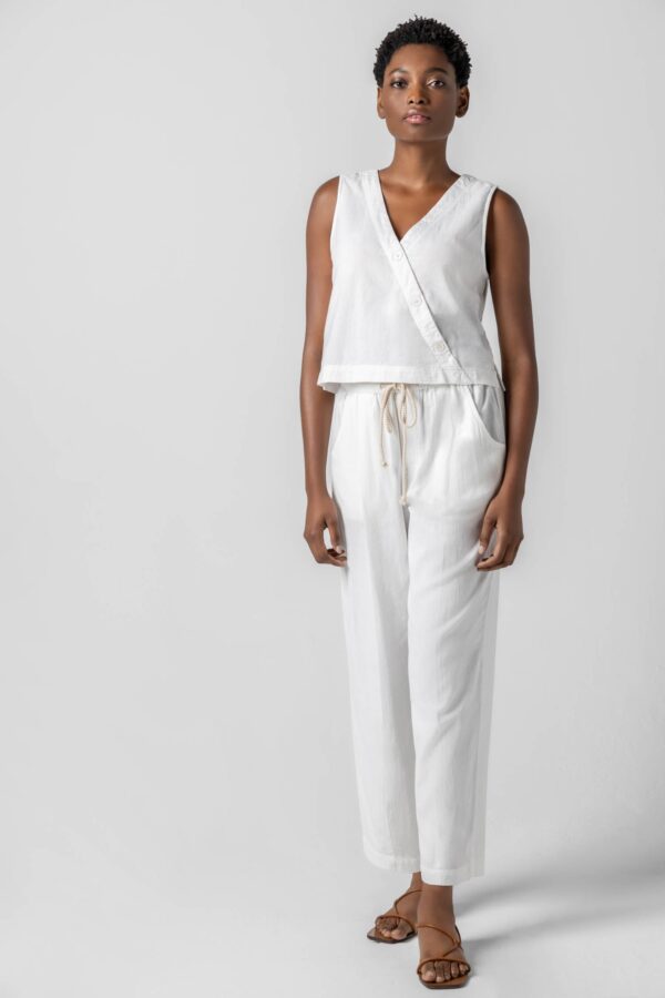Cross Front Sleeveless Top - Image 11