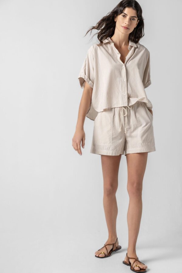 Striped Pocket Short - Image 3
