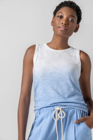 Ombre Back Seam Tank