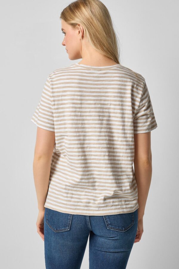Striped Boyfriend Tee - Image 7