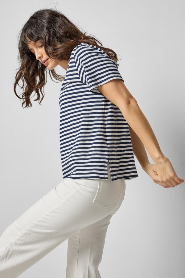 Striped Boyfriend Tee - Image 9