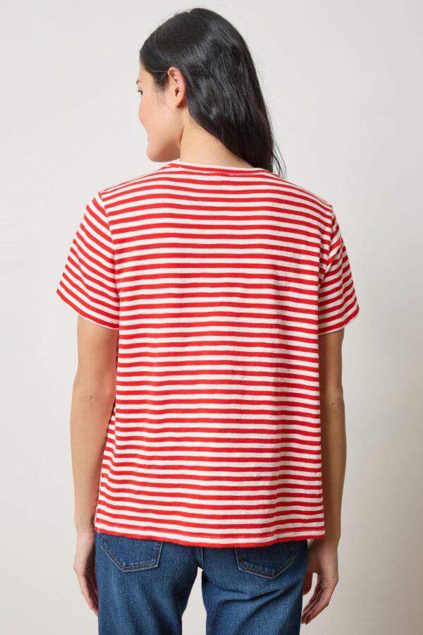 Striped Boyfriend Tee - Image 4