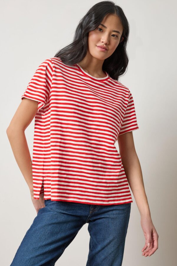 Striped Boyfriend Tee - Image 5